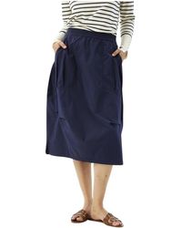 iN FRONT - Rokken ,Blauw Gianna Rok Met Elastische Taille - Lyst