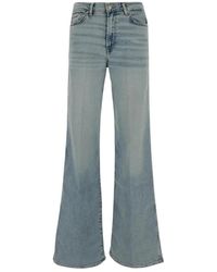 7 For All Mankind - Ausgestellte jeans aus denim für frauen 7 for all kind - Lyst