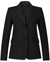 Windsor. - Jassen ,Zwart ,Wol Elegante Wollen Stretch Blazer - Lyst
