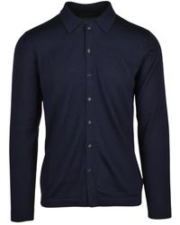 Slowear - Cardigan Met Kraag - Lyst