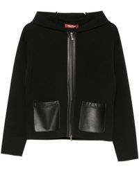 Max Mara - Zip-Through Sweater Met Capuchon - Lyst