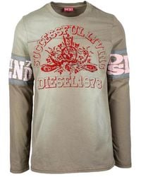 DIESEL - Long Sleeve Top - Lyst