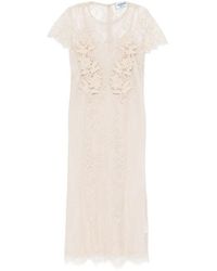 Blugirl Blumarine - Elegantes Beiges Kleid Für Frauen - Lyst