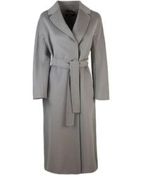 Max Mara - Eleganter Esturia Grauer Mantel - Lyst