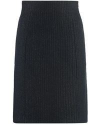St. John - Midi Skirts - Lyst