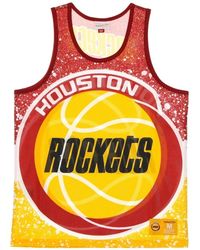 Mitchell & Ness - Fitness ,Veelkleurig ,Polyester Nba Jumbotron Sublimated Basketbal Tanktop - Lyst