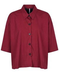 Liviana Conti - Overhemden ,Rood ,Katoen Camicia Danielle Over - Lyst
