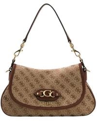 Guess - Samantha Flap Shoulder Bag - Lyst