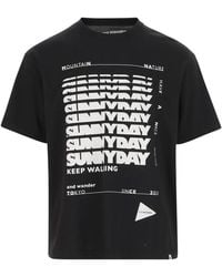 and wander - T-Shirts - Lyst