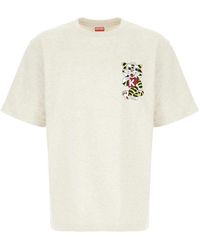 KENZO - Wild Tiger Geborduurd Oversized T-Shirt - Lyst