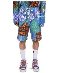 Marcelo Burlon - Korte Broeken ,Veelkleurig ,Mix & Match Bermuda Shorts - Lyst