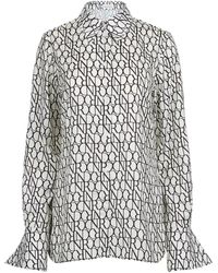 Nina Ricci - Logo-Print Satin - Lyst