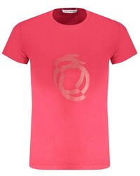 Trussardi - Print Logo Ronde Hals T-Shirt - Lyst