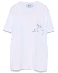 MSGM - T-Shirts - Lyst