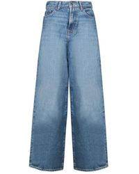 7 For All Mankind - Wide Jeans - Lyst