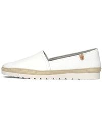 Verbenas - Schoenen ,Wit ,Leer Witte Noa Espadrilles Met Leren Voetbed - Lyst