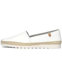 Verbenas - Weiße Noa Espadrilles Mit Lederfußbett - Lyst