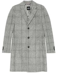 HUGO - Jassen ,Grijs ,Wol H-Hyde Coat - Lyst
