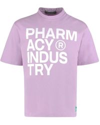 Pharmacy Industry - Tops y camiseta de algodón morado - Lyst