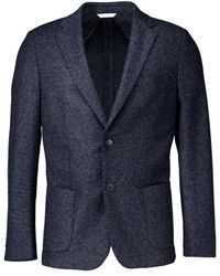 Gentiluomo - Jassen ,Blauw ,Donkerblauw G1085-982 Stijlvolle Jas - Lyst