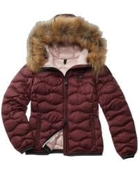 Blauer - Chaqueta Acolchada Con Capucha Y Ribete De Piel, Mujer, Talla - Lyst