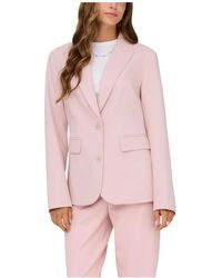 ONLY - Low-Cut V-Hals Revers Blazer - Lyst