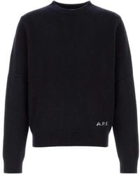 A.P.C. - Round-Neck Knitwear - Lyst