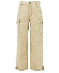 Etro - Cargo Broek Van Katoen Met Print - Lyst