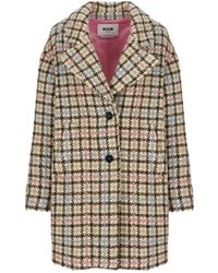 MSGM - Single-Breasted Coats - Lyst