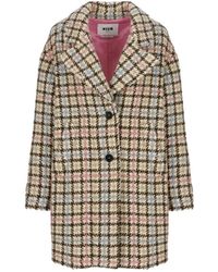 MSGM - Single-Breasted Coats - Lyst