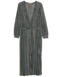 Missoni - Trui Met V-Hals En Pailletten - Lyst