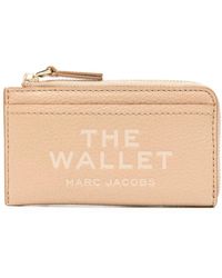 Marc Jacobs - Accessoires ,Leer Leather Top Zip Multi Wallet - Lyst
