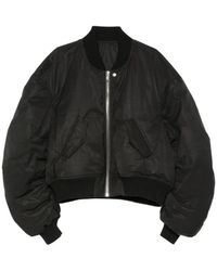 Rick Owens - Jassen ,Zwart ,Katoen Secchia Flight Jacket - Lyst