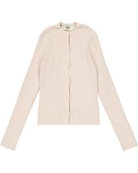 Fendi - Cárdigan de punto con botones a presión - Lyst