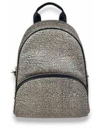 Borbonese - Rucksack Aus Technischem Stoff Mit Reißverschlusstasche - Lyst