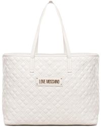 Love Moschino - Quilted design shoppingtasche für frauen - Lyst