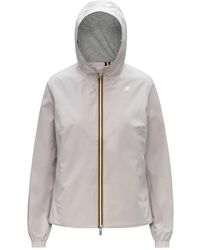 K-Way - Jassen ,Wit ,Katoen Lil Short Jacket - Lyst