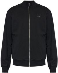 DIESEL - Hoodies & Sweatvesten ,Zwart ,Katoen S-Lock-Met Sweatshirt - Lyst