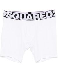 DSquared² - Ondergoed ,Wit ,Witte Stretch Boxer Briefs - Lyst