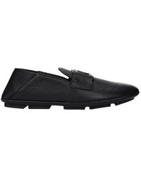 Dolce & Gabbana - Leder-Slipper - Lyst