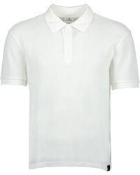 Courreges - Tops ,Wit ,Witte Mesh Polo Shirt - Lyst