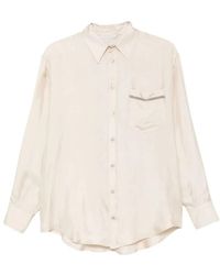 Antonelli - Overhemden ,Satijn R1481 Gocce 101 Shirt - Lyst