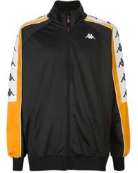 Kappa - Zwarte Polyester Trainingspak Top - Lyst
