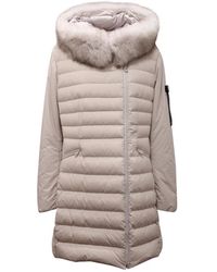 Peuterey - Seriola Down Jacket Met Afneembare Bontkraag - Lyst