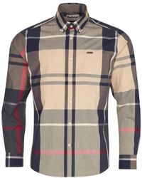 Barbour - Harris Tailored Shirt Stone - Lyst
