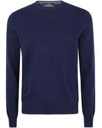 Gran Sasso - Feinstrick Pullover Mit Rundhalsausschnitt - Lyst