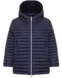 Colmar - Fitness ,Blauw ,Hooded Puffer Jacket - Lyst