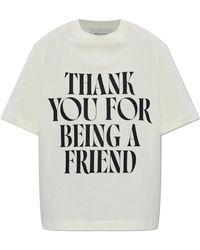 Ami Paris - Tops ,Katoen Printed T-Shirt - Lyst