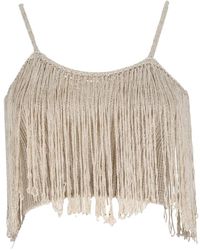 SIMONA CORSELLINI - Sleeveless Tops - Lyst