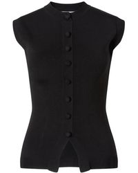 CLOEYS - Truien & Vesten ,Zwart ,Gebreide Aansluitende Top - Lyst